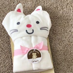 Carter cat character towel wrap for kid baby